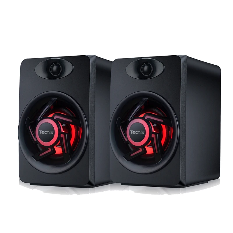 

Portable Wireless 2.0 Speaker Stereo Sound Loudspeaker Horns Support With LED Light 3.5mm Audio Jack For Multimedia Desktop