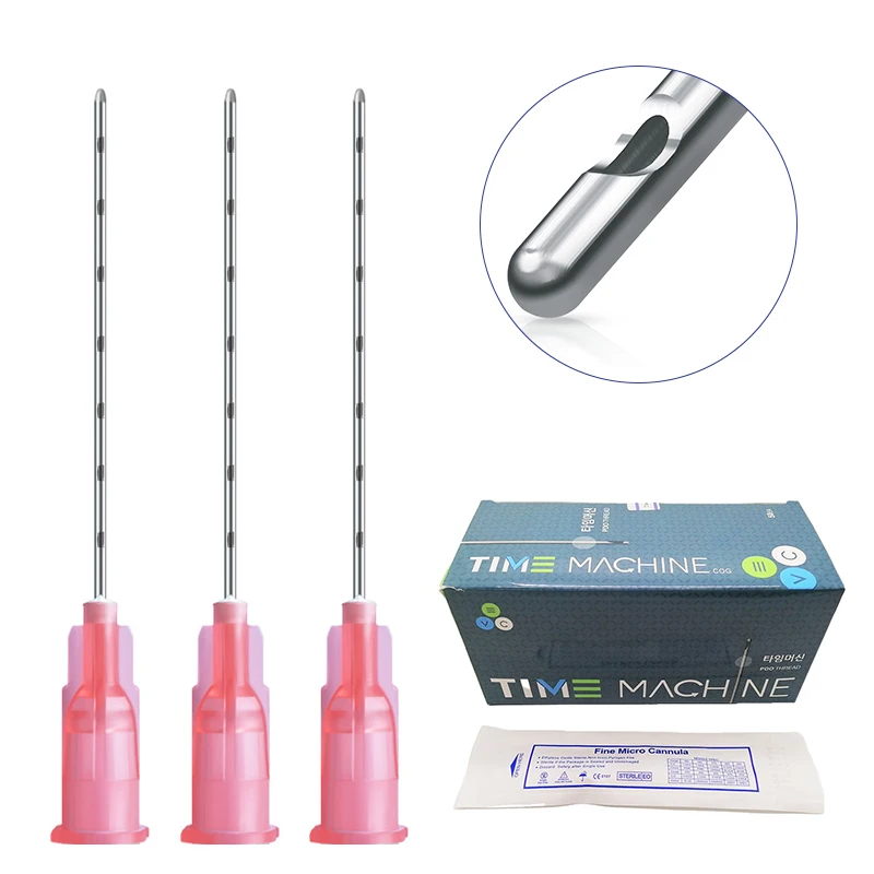 10pcs/Bag Deenora Injectable blunt tip needle micro cannula 18G 20G 21G 22G 23G 25G 27G 30G for dermal filler