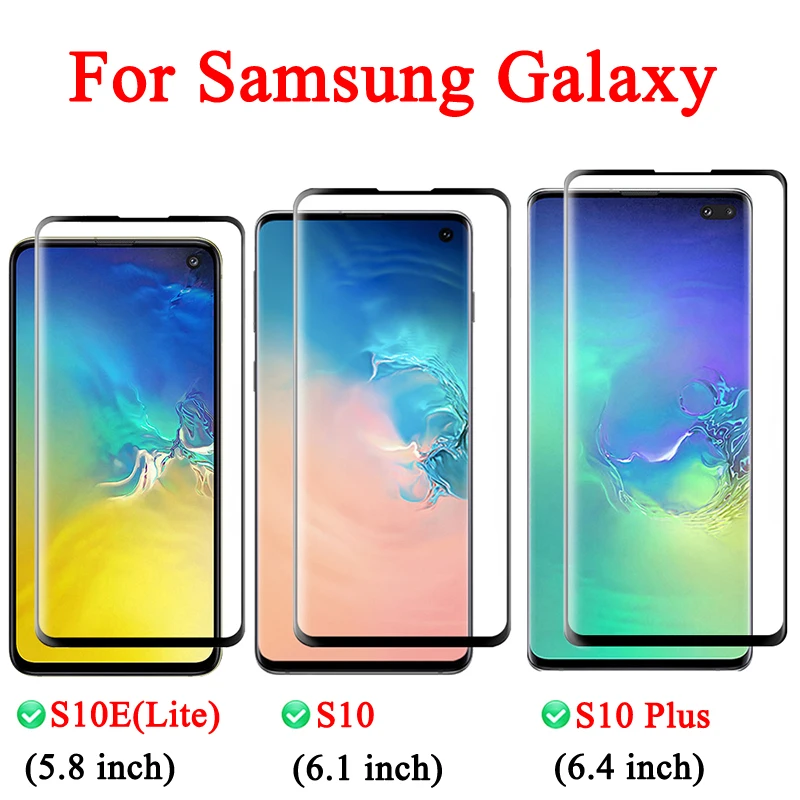 Защитное стекло для samsung Galaxy S 10 Plus S10E Защита экрана для Samsumg s10E светильник S 10 5G 10S S10Plus Glas
