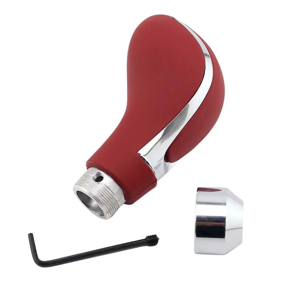 

Car Gear Shift Knob 10.5cm Manual Gear Shifter Stick Car Shifter Adapter With 3 Adapters Handle Shifter Lever Plastic And Le