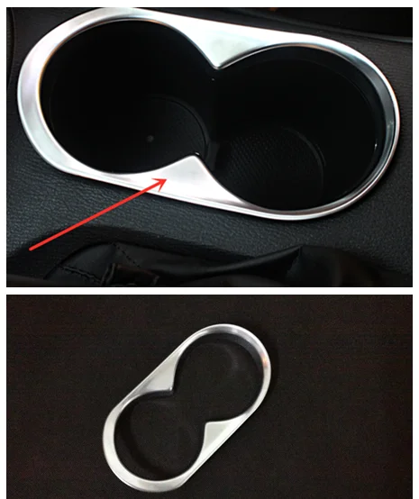 Хромированный подстаканник для напитков панель крышка центральная консоль