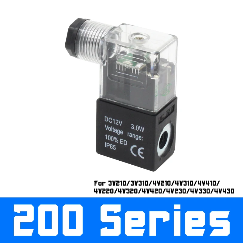 Катушка электромагнитного клапана 24 В 12 220 переменного тока 110 для 4V210-08 3V110-06 4V220