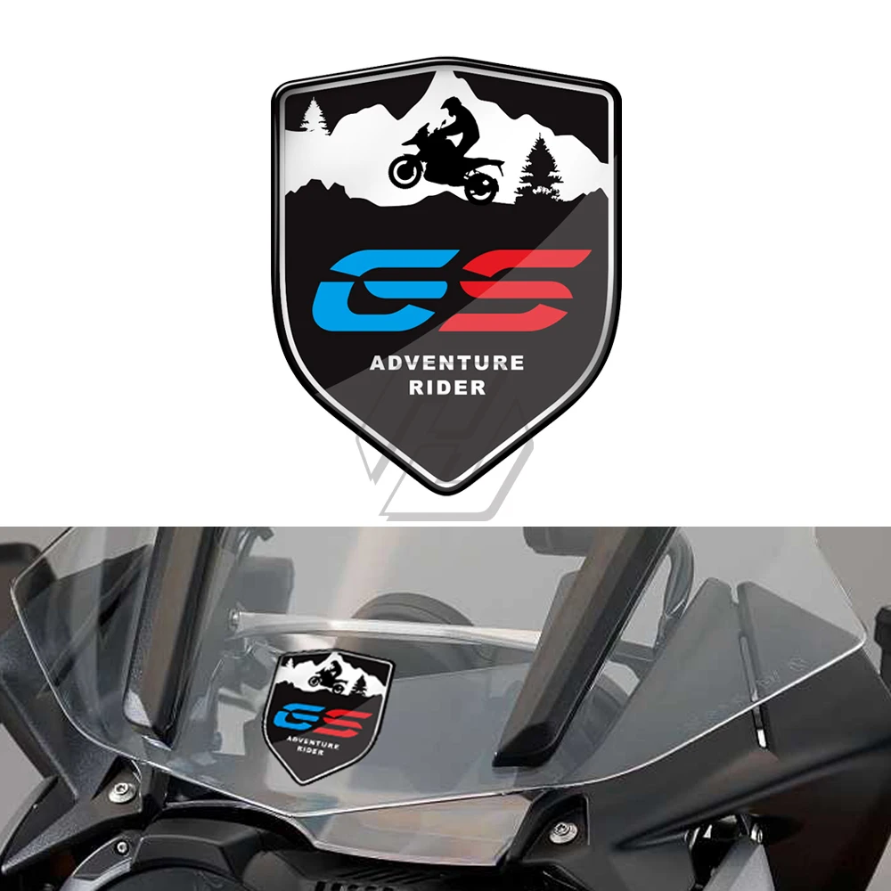 

For 1050 Triumph Tiger Ducati Multistrada BMW R1200GS R1250GS Africa Twin ADV 3D Decal Adventure Rider Sticker