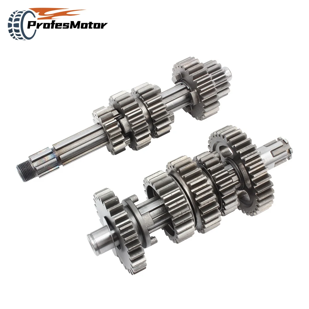 

Motorcycle Gear Box Main Counter Suitable For Zongshen 2V Z190 190cc Pitbike Dirt The engine code No.: ZS1P62YML-2 Motor Bike