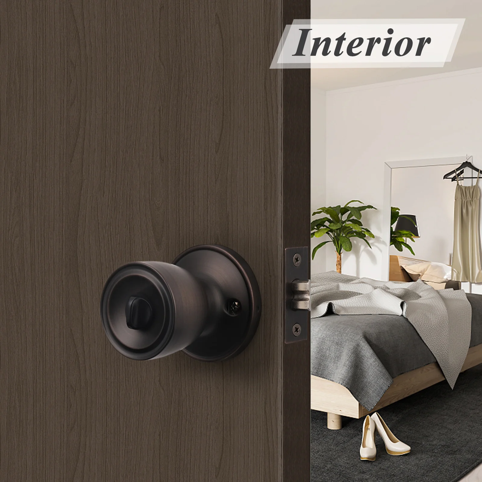 Ручки двери Probrico для межкомнатных дверей с вращением передняя и задняя