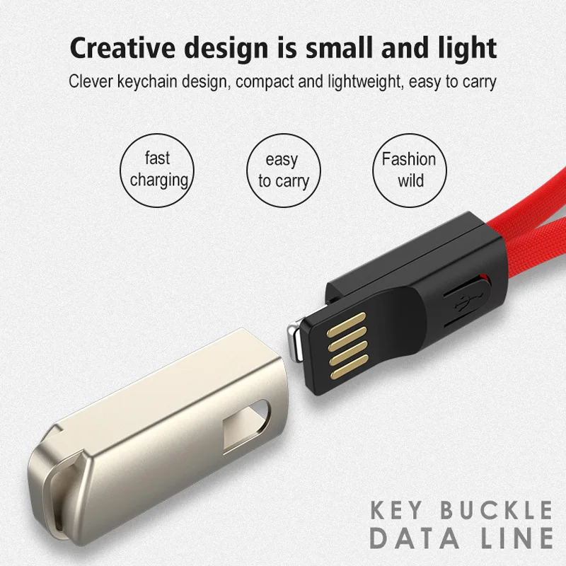 Кабель YKZ Type C для быстрой зарядки кабель аксессуар ключей портативный провод