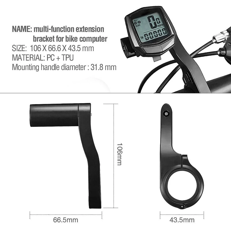

1 Pcs Multifunctional Bike Handlebar Extension & 1Pcs Bicycle Caps Windproof Winter Warm Bike Hats Helmet