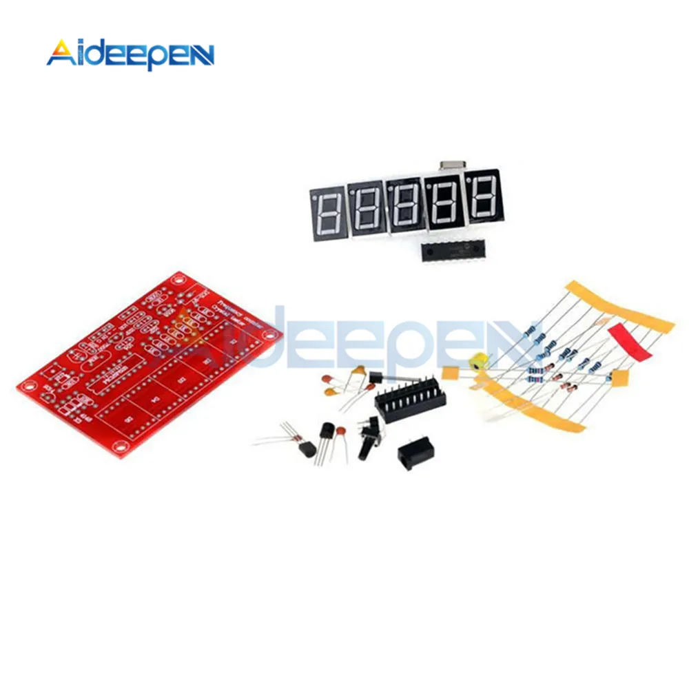 DIY Наборы RF с украшением в виде кристаллов частота генератора счетчик 1Hz-50 МГц программируемый цифровой светодиодный Кристалл метр тестер 5V Питание