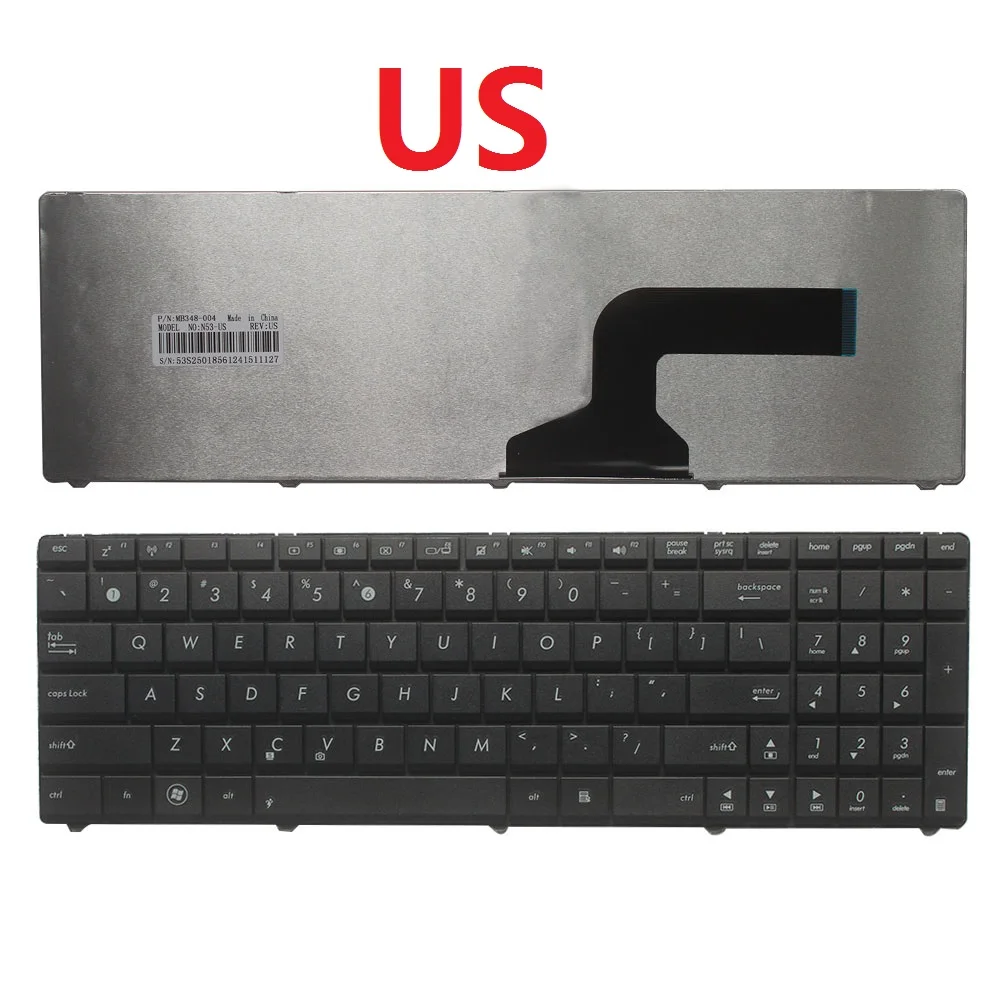 US/SP/испанская/Французская клавиатура для ASUS AENJ2U01310 0KNB0-6231US00 AENJ2U00310 0KN0-J71US31 0KNB0-6212US00