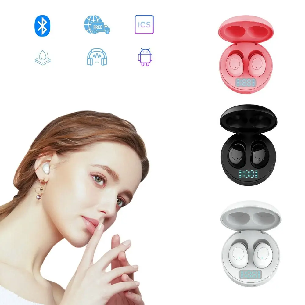 

Bluetooth Earbud5.0 Wireless Headset Noise cancelling android 2021