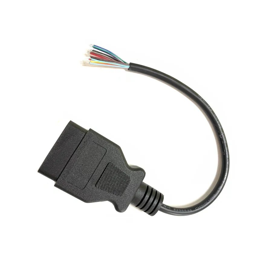 OBDIICAT Высокое качество для ODB OBD2 кабель 16 Pin 1 штырь 2 Женский OBD II автомобильный