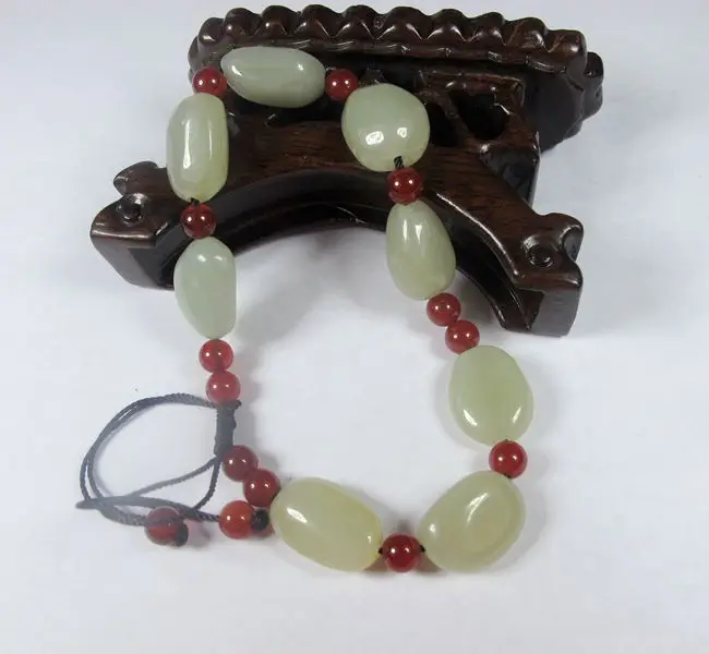 Подлинные натуральные товары Синьцзян и тиану браслет из необработанного камня