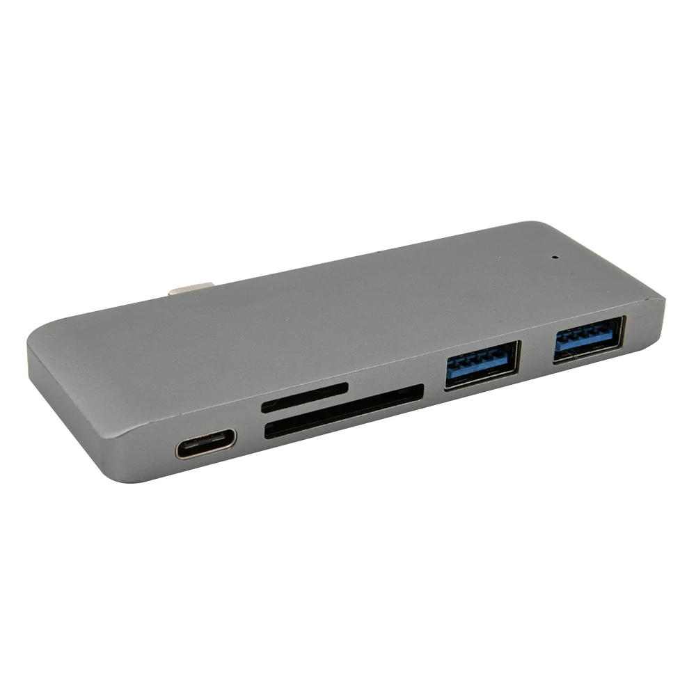 Горячая продажа Новое поступление 5 в 1 USB3.0 Тип C адаптер концентратор с микро TF /SD
