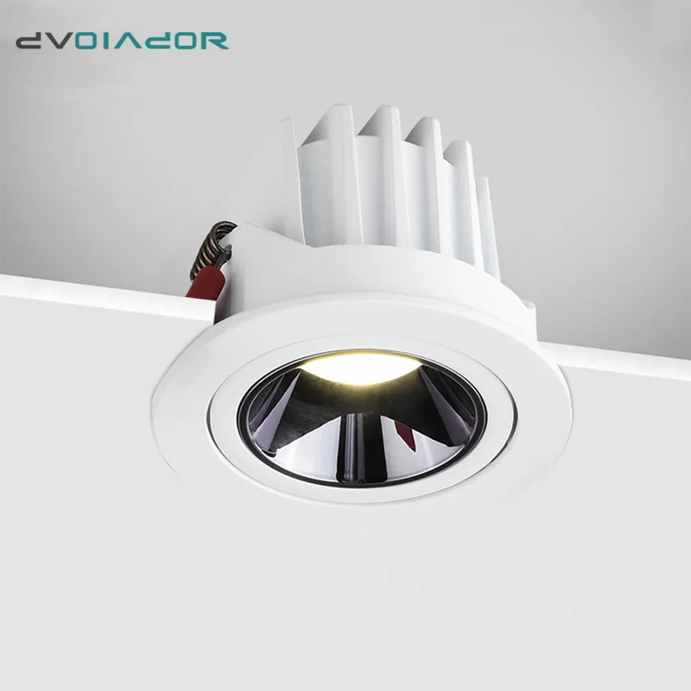 Встраиваемый светодиодный потолочный светильник с регулируемой яркостью 7 Вт 12