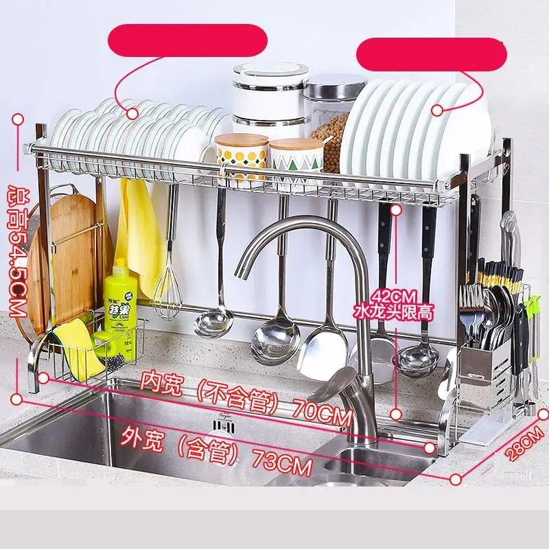 Platos блюдо губка держатель Keuken Cosas De раковина из нержавеющей стали Cocina Organizador