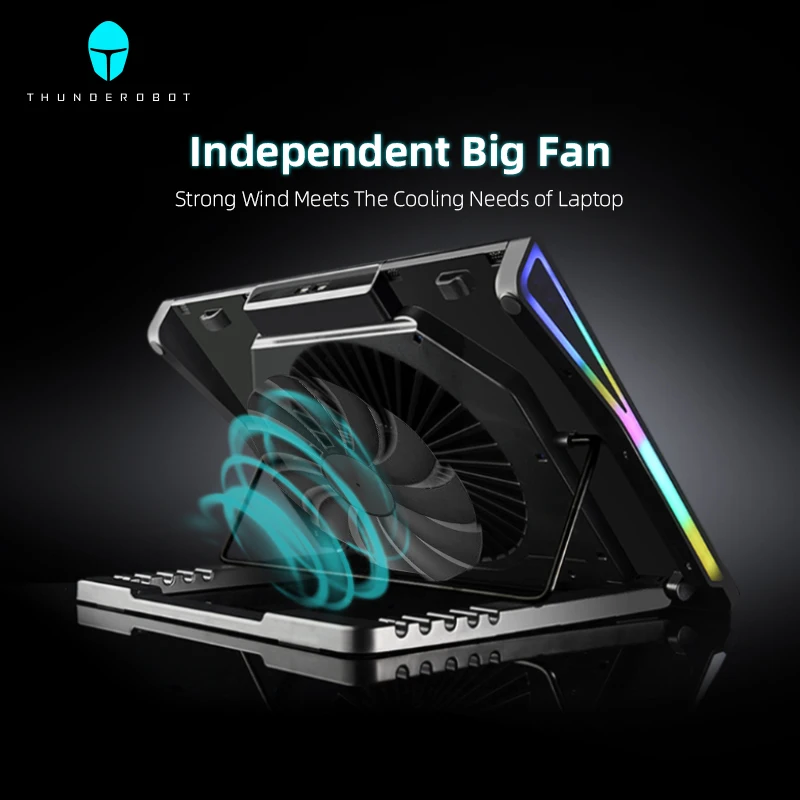 ThundeRobot F50 охлаждающий вентилятор для ноутбука охлаждающая подставка 15 16 17 дюймов