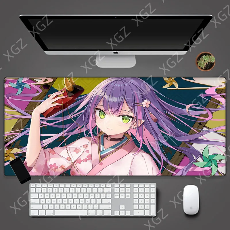 

Yuzuoan XL Cartoon Miracle Girl Mouse Pad PC Computer Game Soft Oversized Thickened Protective Pad Cushion Durable Desktop