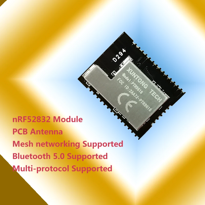 2 шт./лот 130 м Дальняя передача nRF52832 модуль 32 GPIO bluetooth сетка для IOT Интеллектуальный
