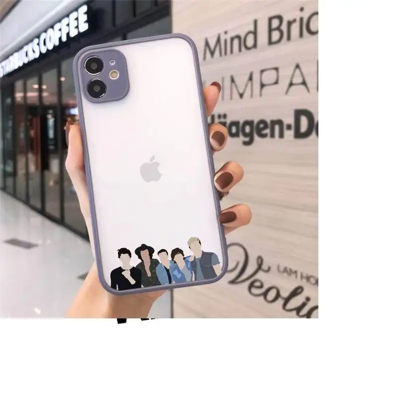 

One Direction Louis Tomlinson Phone Cases matte transparent For gray iPhone 7 8 x xs xr 11 12 pro plus max mini Clear Funda