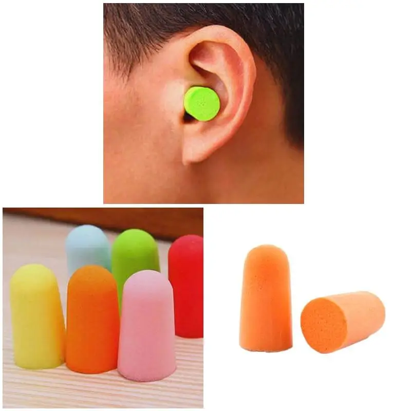 

Newly 20 Pairs Soft Foam Earplug Sleep Study Travel Noise Reducer Ear Plug