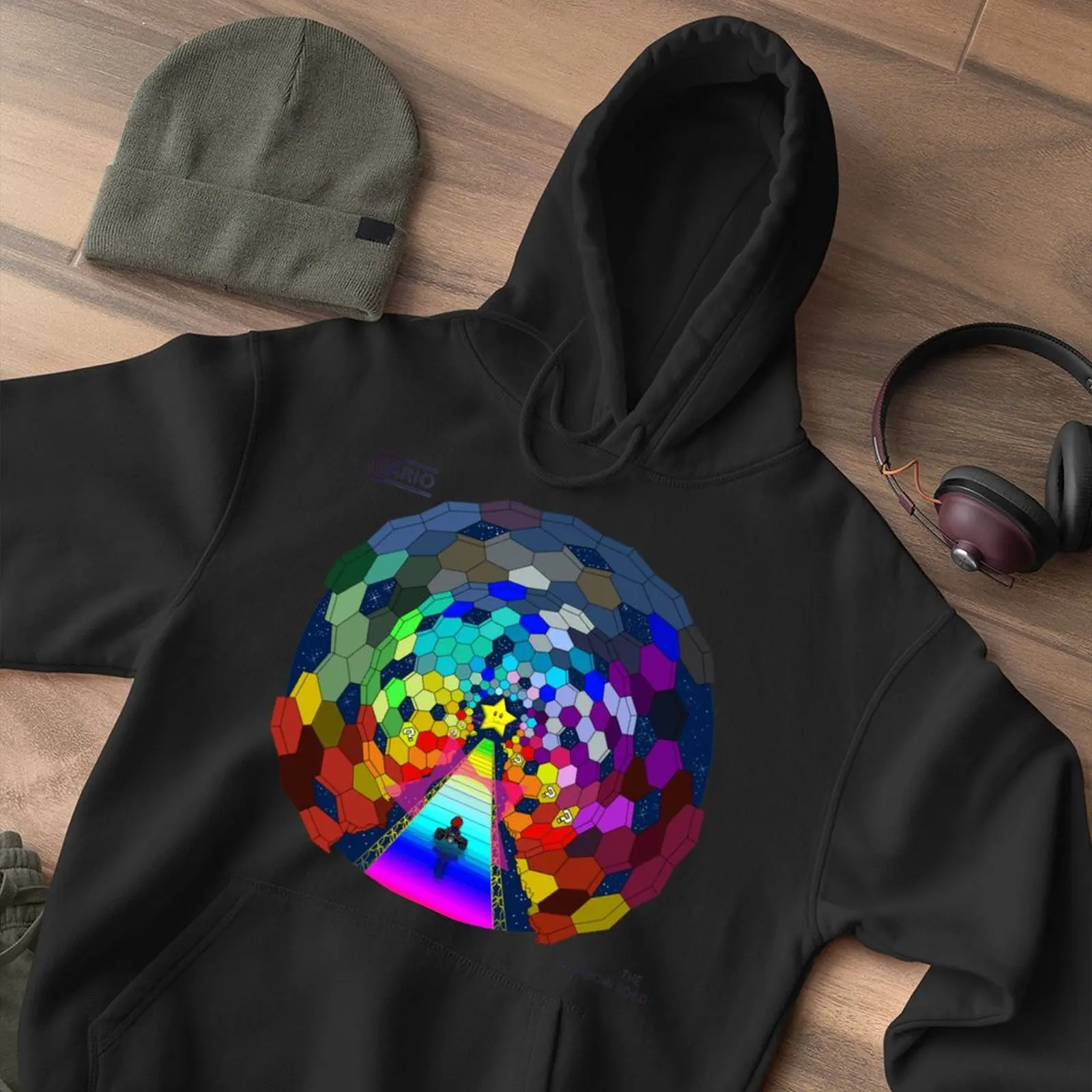 Толстовка Muse радужная дорога Свободные теплые толстовки красивые длинные