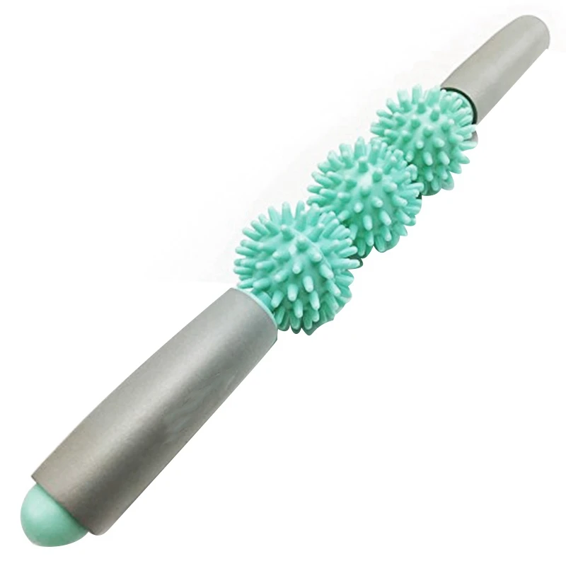 HOT-Extra Cushion Grip Muscle Cellulite Massage Roller Ball Stick Abs - Premium Fascia Remover Myofascial Release Massager Plia | Спорт и