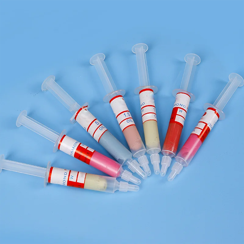 Алмазная Полировальная паста 6 шт./лот 5 г для притирания набор паст W0.5 W1 W1.5 W2.5 W3.5