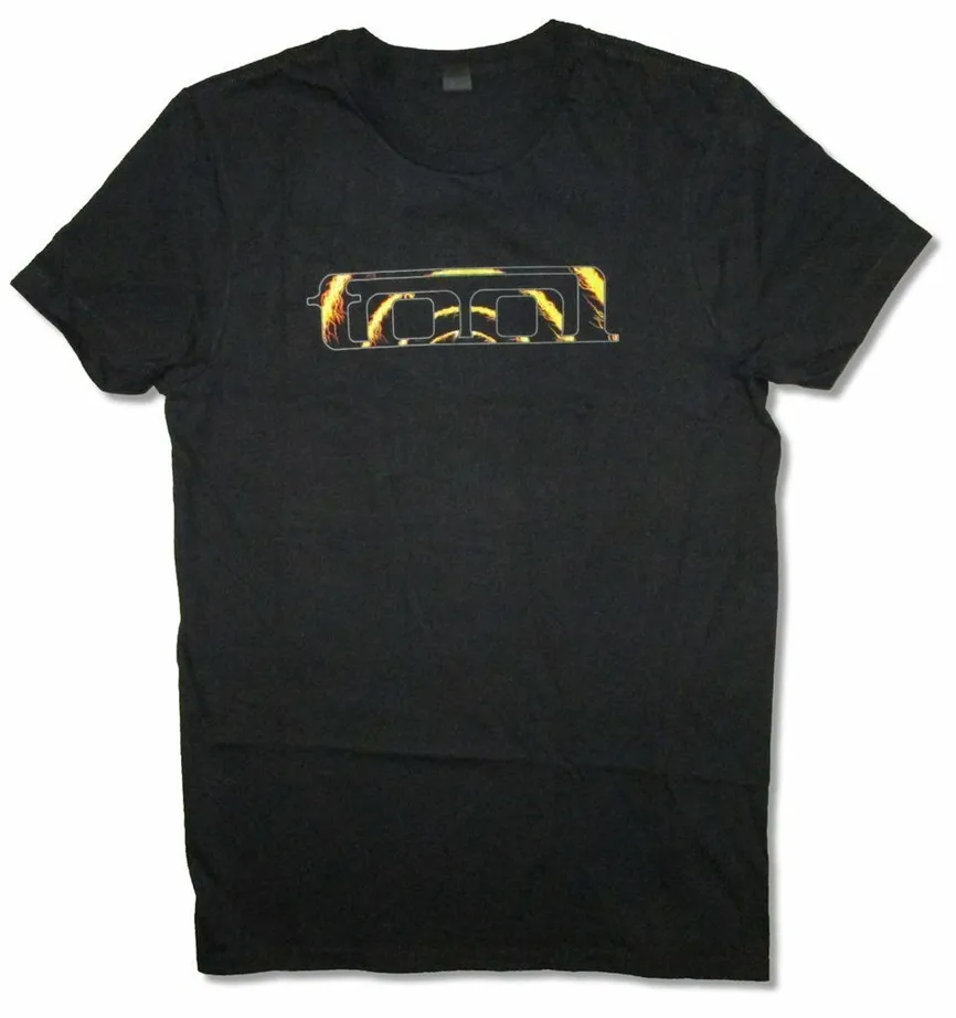 Инструмент латераль пламя спираль ла ка черная футболка новая группа Мерч