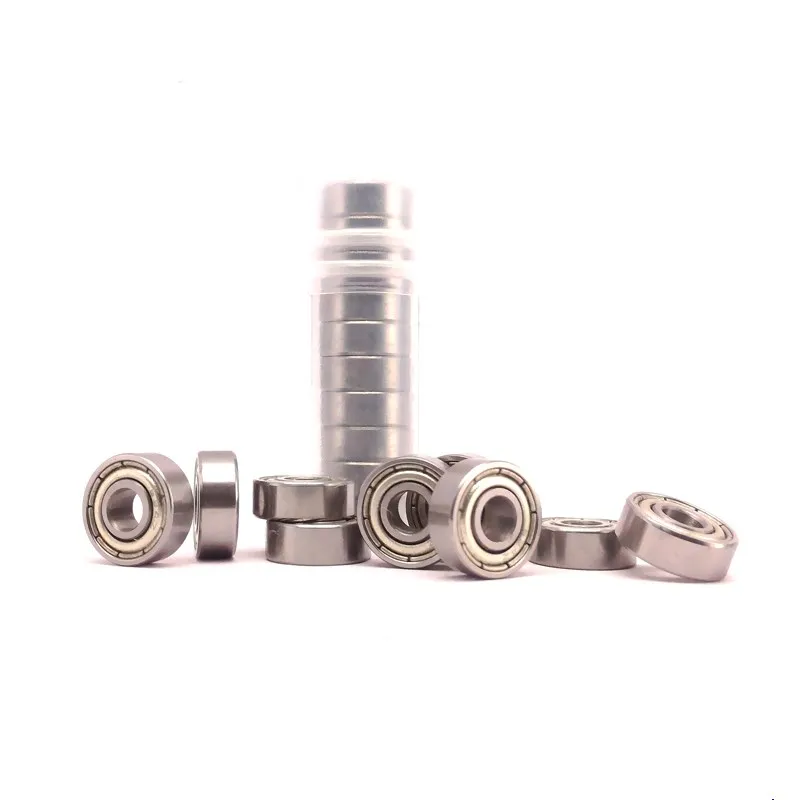 50pcs high quality MR74 MR84 MR104 684 694 604 624 634 ZZ -2RS miniature deep groove ball bearing Bore Size 4mm Inner Diameter |