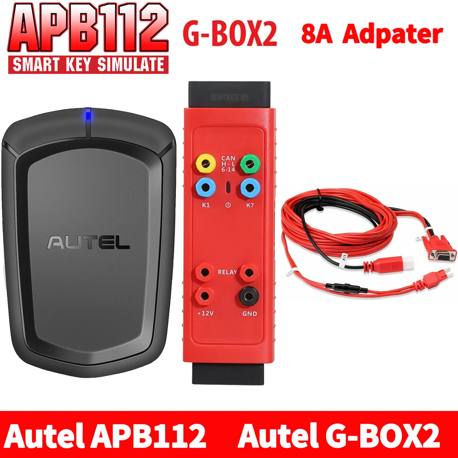 

Autel APB112, Φ, 8A Adpater accessories Tool для IM508 + XP400, IM608 & MX808IM + XP400