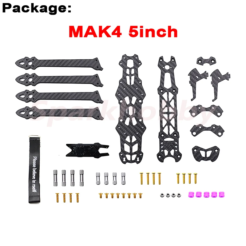 mak4 hd dji 5 дюймов fpv рамка из углеродн