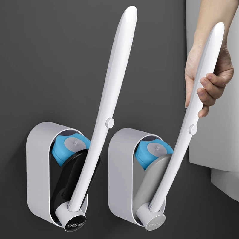 

Xiaomi Wall Mounted Toilet Brush and Bracket Semi-Auto Disposable Sponge Head with Cleaning Liquid WC Bathroom Accessories