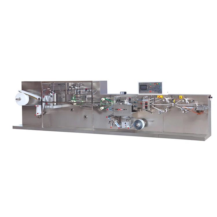 

center sealing wet tissue packing machine baby wet wipe semi-automatic folding machine