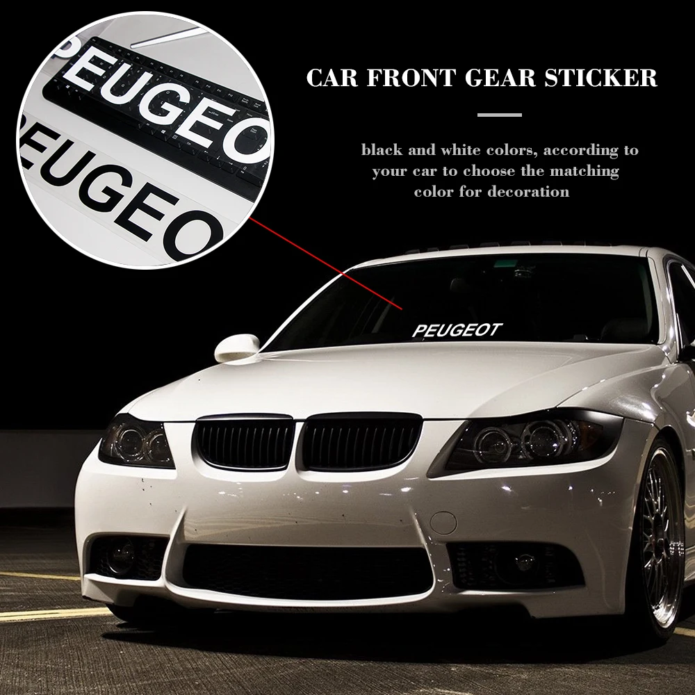 1 шт. Авто Светоотражающие виниловая наклейка Графический письмо личность