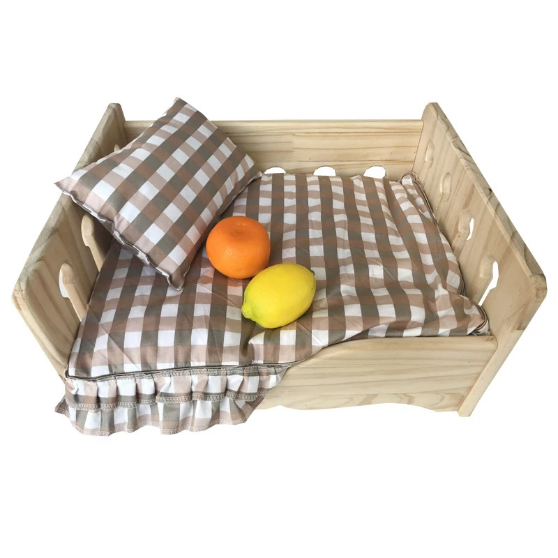 Кровать для собаки из массива дерева маленькая влагостойкая кровать Принцессы