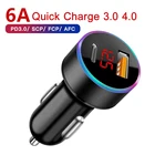 Автомобильный зарядный адаптер с двумя портами USB Type-C, 36 Вт6 А