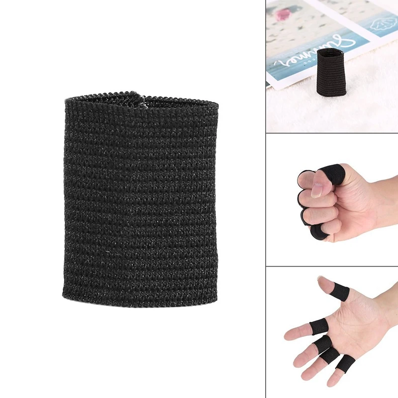

MTATMT 10Pcs/Set Finger Sleeves Support Thumb Brace Protector Breathable Elastic Finger Tape for Basketball, Tennis,Baseball