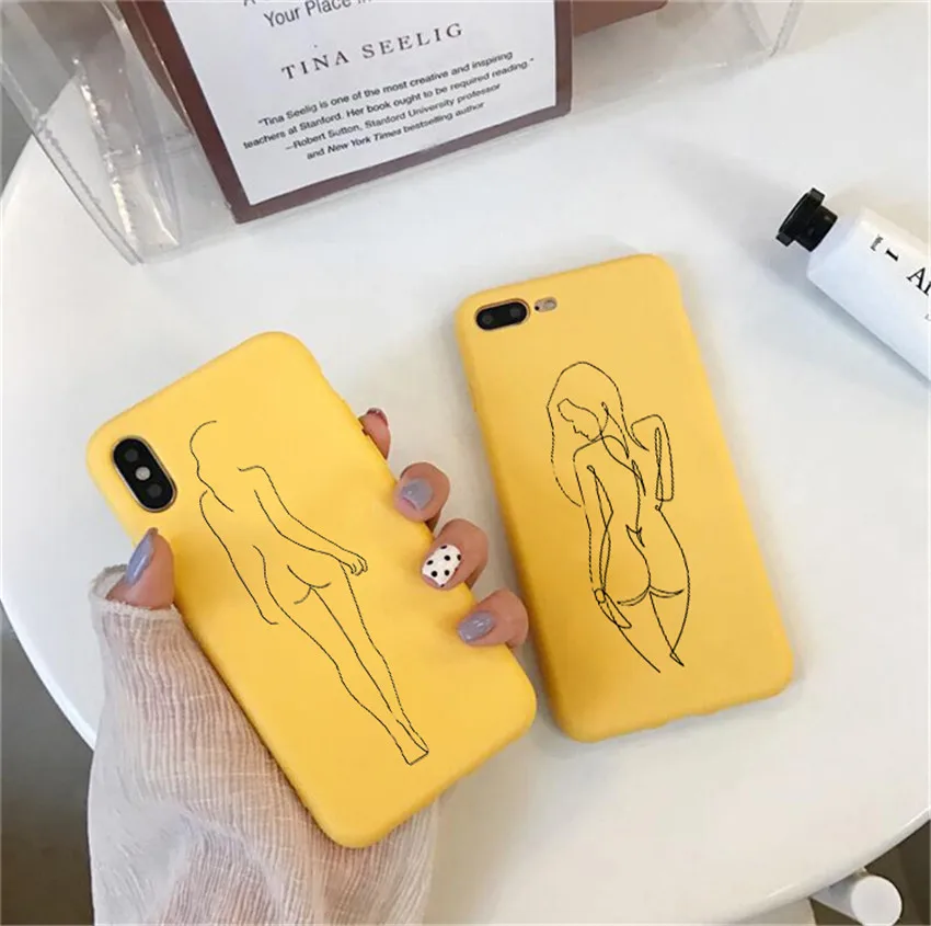 Забавный чехол с абстрактным рисунком для iphone 7 8 6s plus модные чехлы телефонов