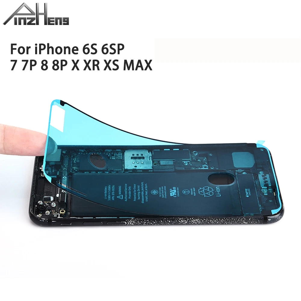 PINGZHENG 1 шт. водонепроницаемый стикер для iPhone 7 6s 8 Plus X XS MAX XR наклейка ЖК-экран клейкая лента 3M Набор для ремонта