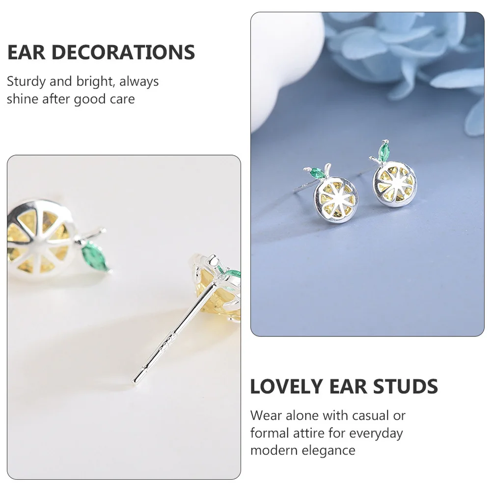 

1 Pair of Adorable Ear Bobs Fashionable Earrings Beautiful Ear Jewelries