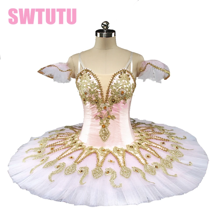 Розовая персиковая Фея для взрослых профессиональная балетная пачка девочек