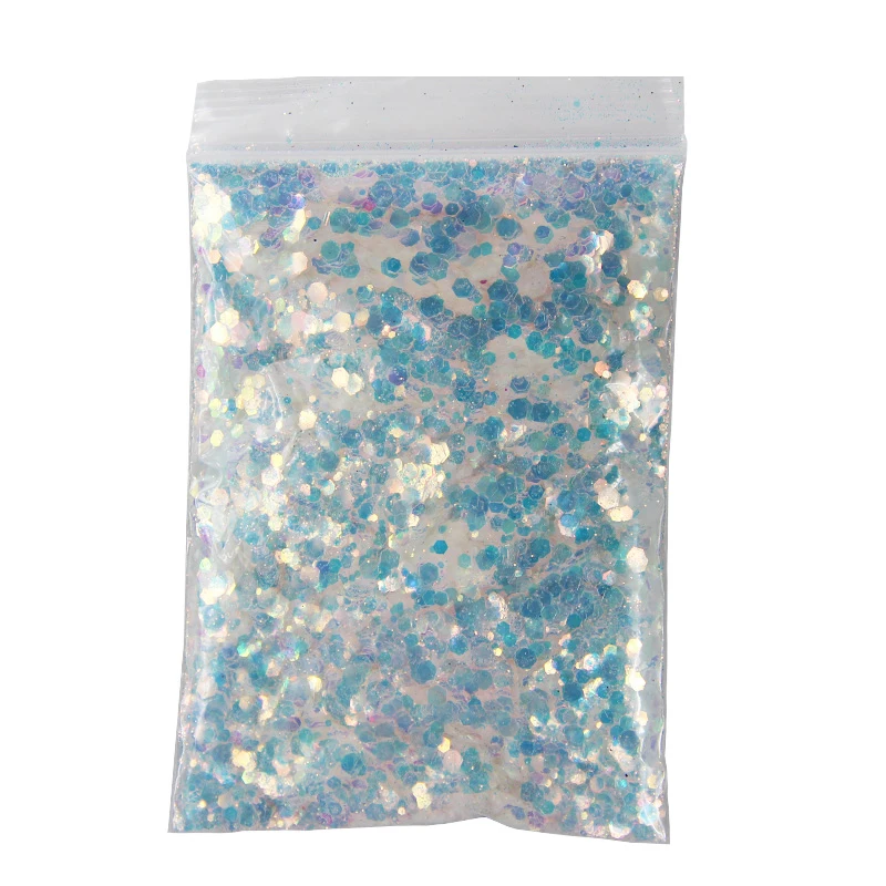 

20G Holographic Mixed Hexagon Shape Chunky Nail Glitter Golden Sequins Laser Sparkly Flakes Slices Manicure Nails Art Decoration