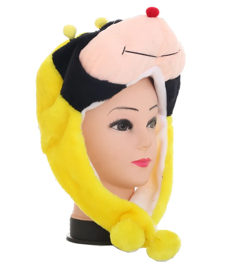 JOYHY милые мягкие плюшевые шапки для мальчиков и девочек с ушками в виде желтого