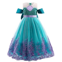 children princess dress girl cosplay halloween costume kids sequined floral elegant ceremony party girls clothing fancy dress up