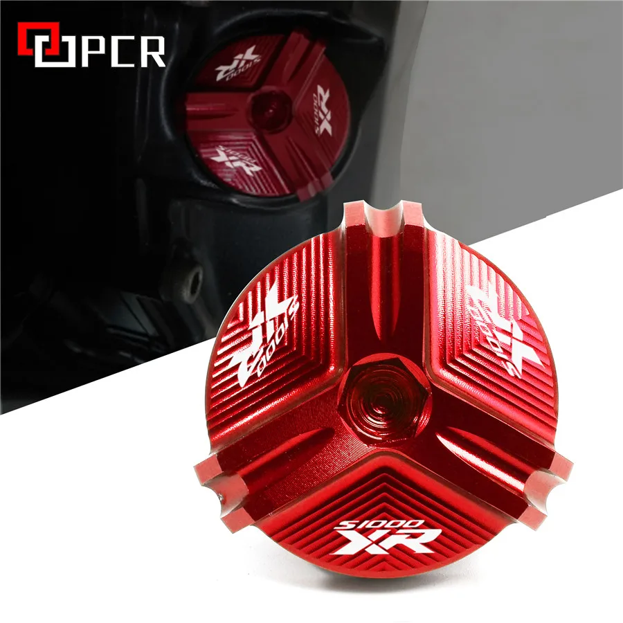 CNC алюминиевый двигатель Магнитный масляный наполнитель Заглушка Крышка Красный