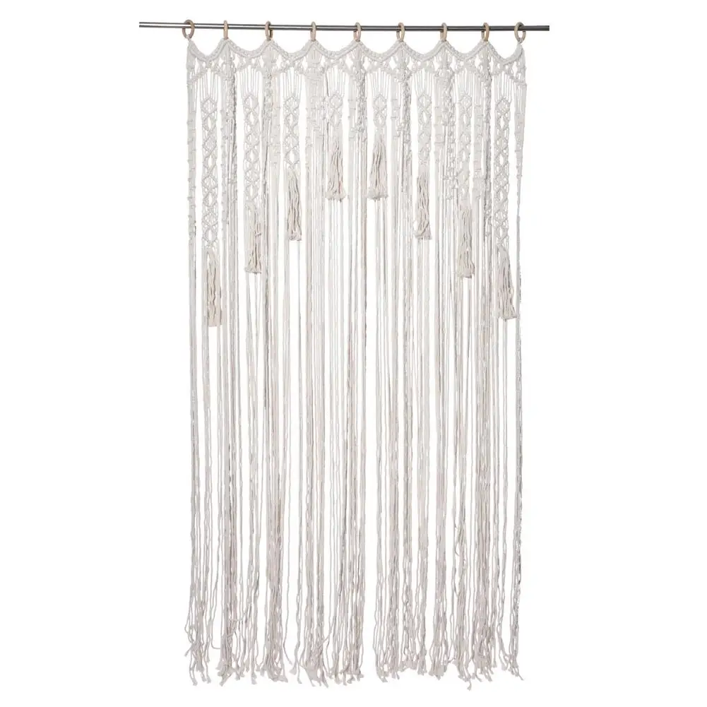 

100*200cm/90*180cm Bohemian Door Curtain Handmade Woven Room Divider Curtains Home Decor Curtain For Doorway/Hallway