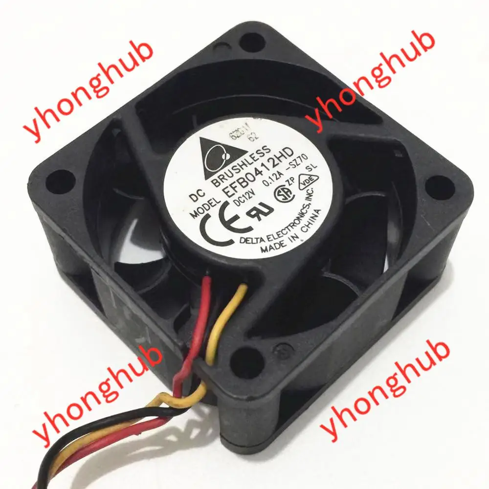 Охлаждающий вентилятор для сервера Delta Electronics EFB0412HD SZ70 12 В постоянного тока 0 А