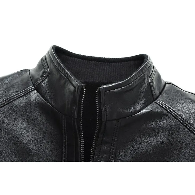 Размера плюс для мужчин сплит кожа куртка 5XL 6XL 7XL 2021 весенне осенняя одежда с
