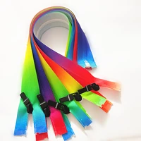 2050pcs 3 open end 25 cm 10 inch colorful nylon zipper printed nylon zippers diy tailoringsewing craft garment