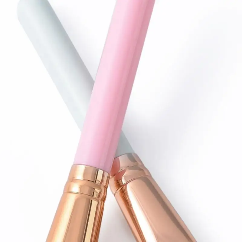 1Pcs Blush Brush Fixed Makeup Powder Fiber Hair Plastic Handle Beginner Beauty Make-up Tools | Красота и здоровье